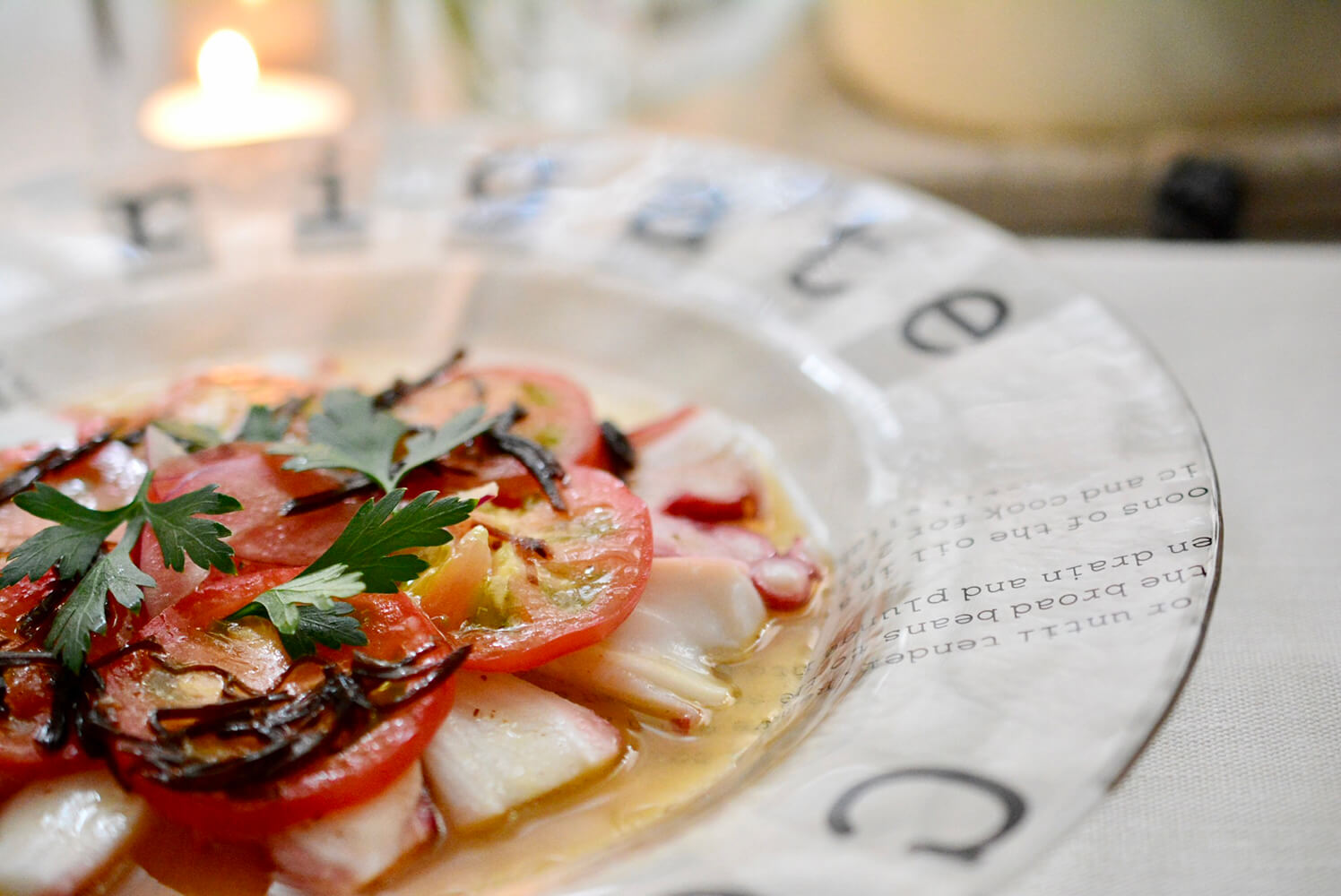 簡単タコとトマトのカルパッチョ - イタリア食材ベリッシモ MAGAZINE