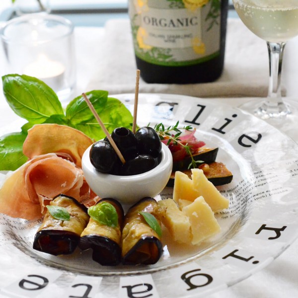 茄子とかぼちゃのアグロドルチェの前菜