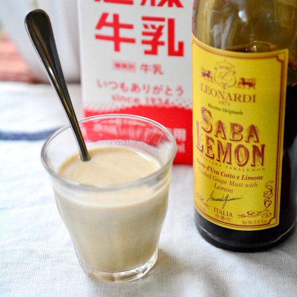 サバレモンの牛乳割り