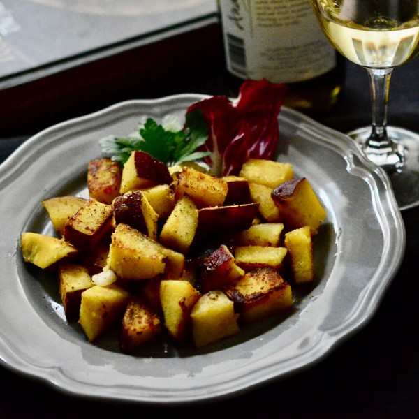 さつまいものアンチョビ炒め