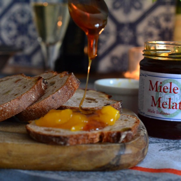 マンゴ―のコンフィチュール＆甘露（はちみつ）がけ