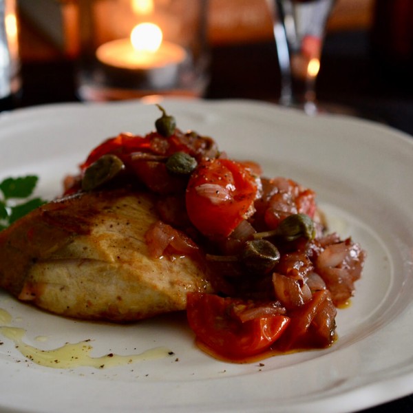 ブリのソテーシチリア風