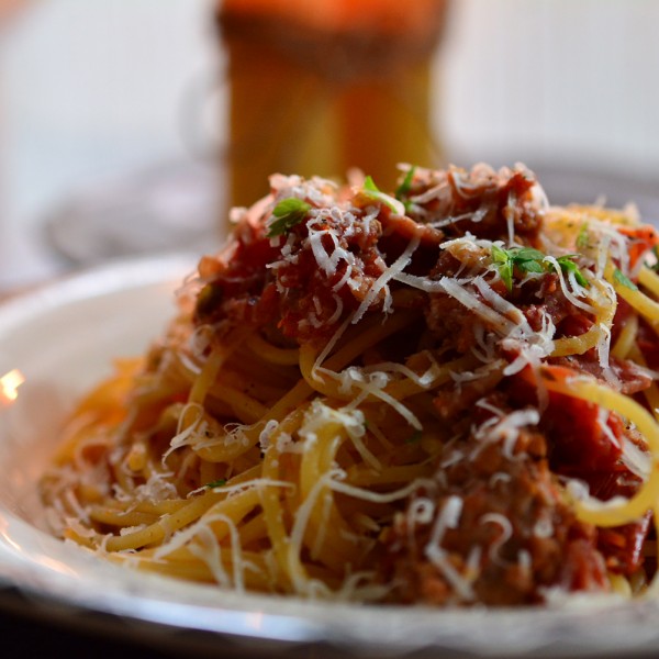 スパゲッティ・ボロネーゼ（ベーコン入り）