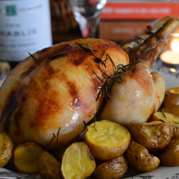 ローストチキン　ローズマリー風味