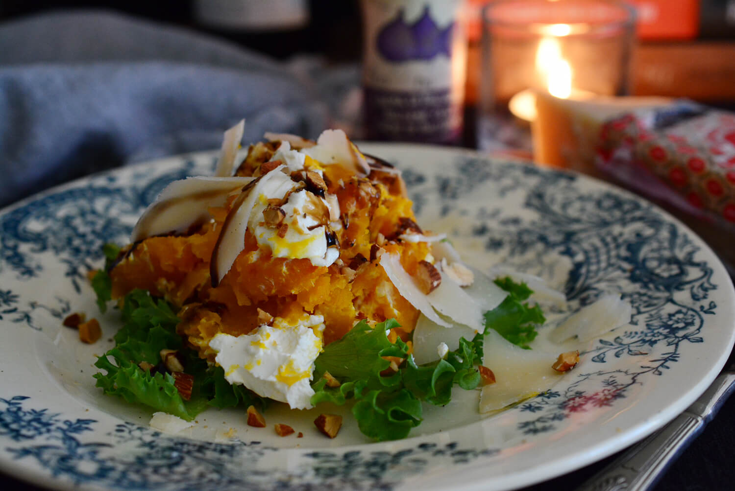 かぼちゃとクリームチーズのサラダ - イタリア食材ベリッシモ MAGAZINE