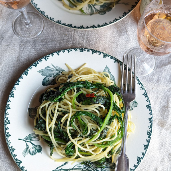 春菊のペペロンチーノ