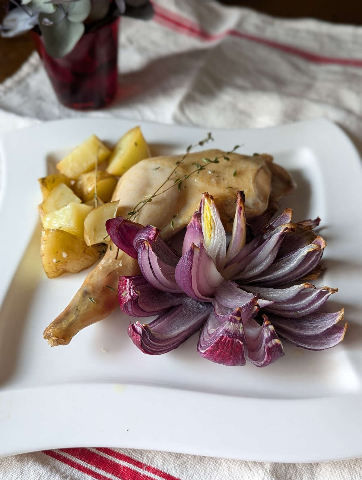 骨付きもも肉のグリル