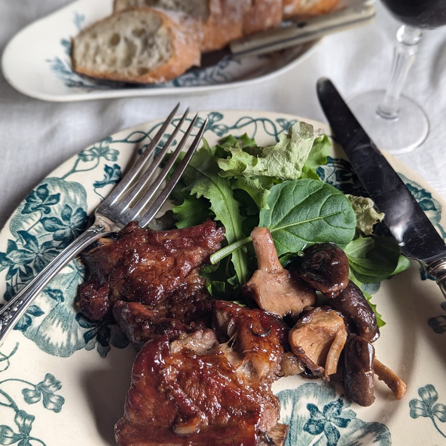 スペアリブのバルサミコソース