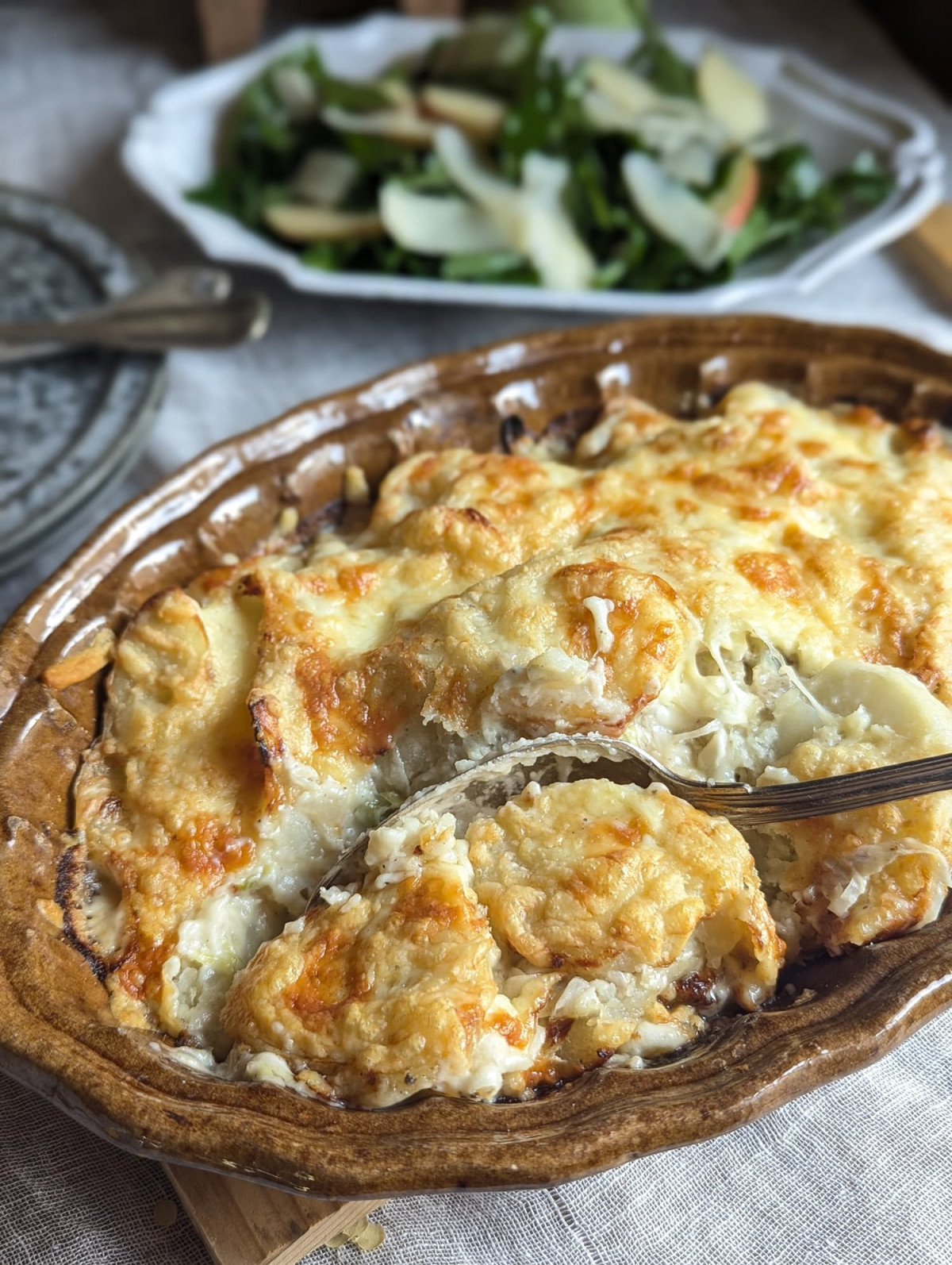 ポテトと長ネギのクリームグラタン